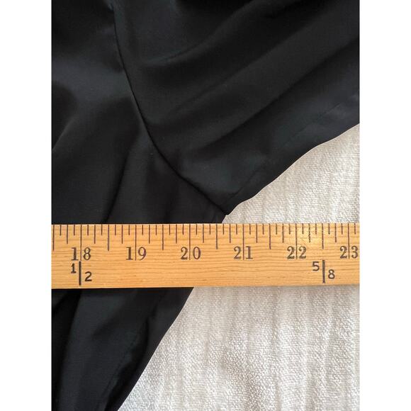 Alfani Black Zip Front Utility Shirt Dress Size 12 - Picture 7 of 7